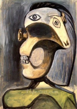 abstract figure Painting - Bust of female figure 1 1940 Pablo Picasso